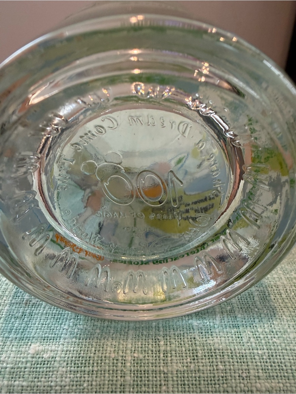 Collectible McDonald’s Disney Green Jungle Illustration Glass - Picture 5 of 5
